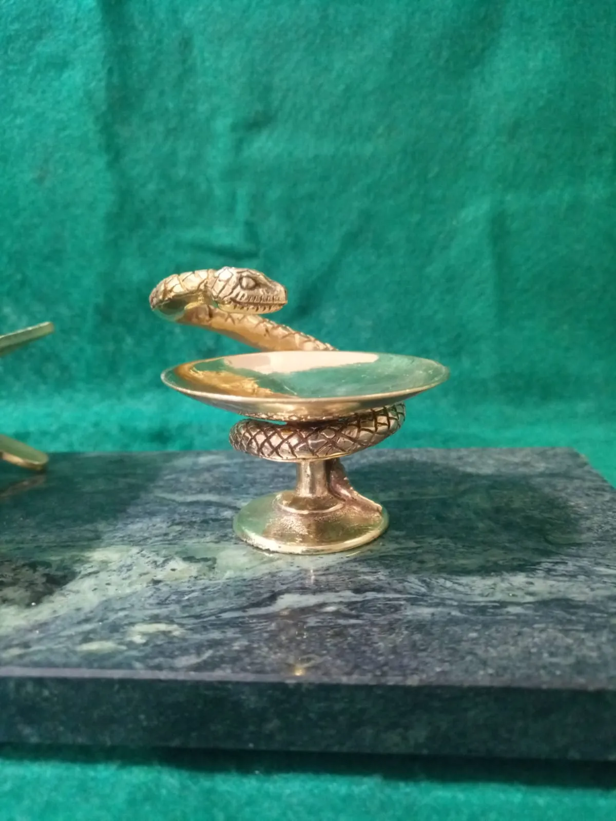 Quran stand, marble base detail