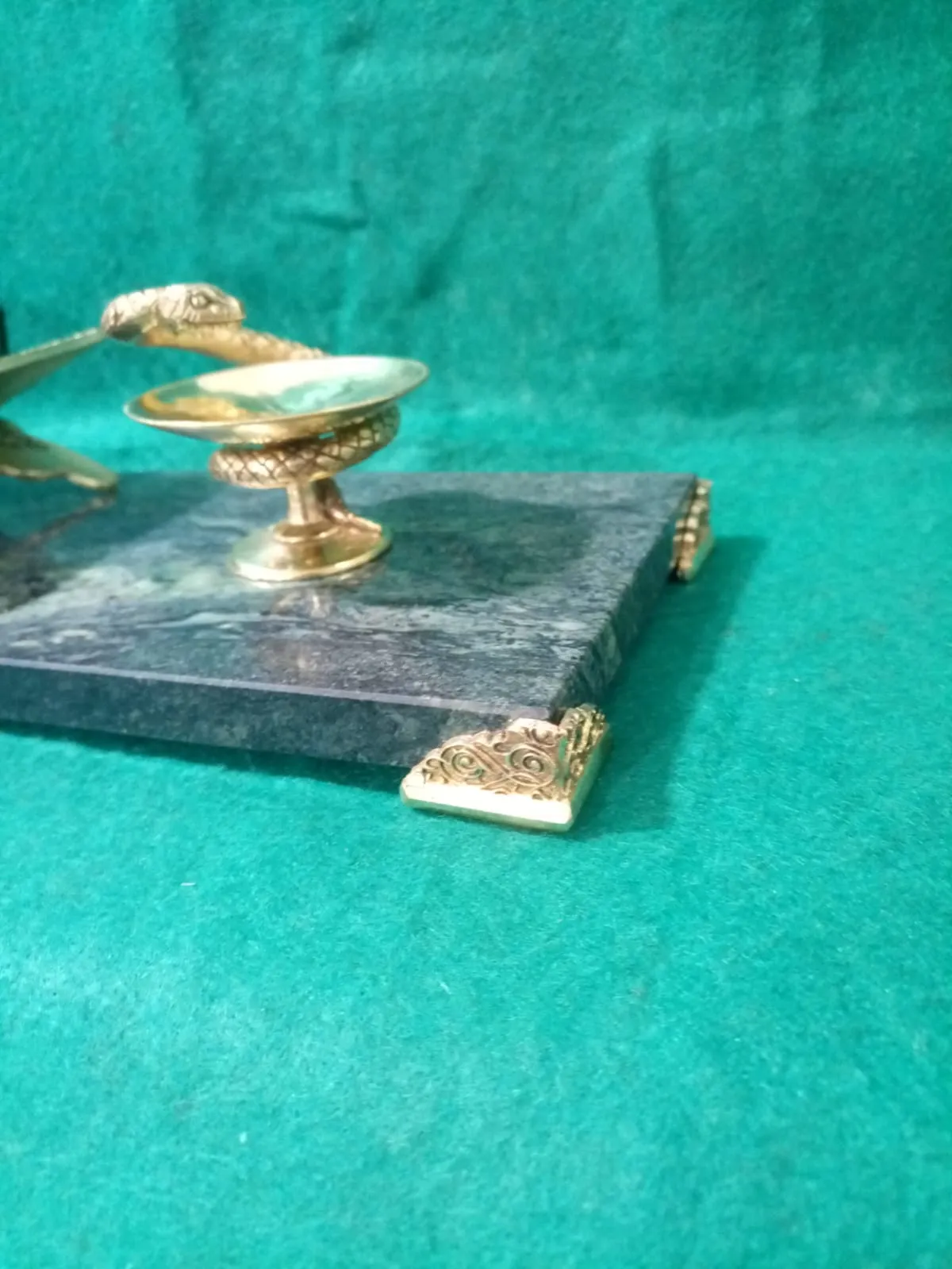 Quran stand, hand-carved detail